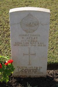 Ismailia War Memorial Cemetery - Attley, William